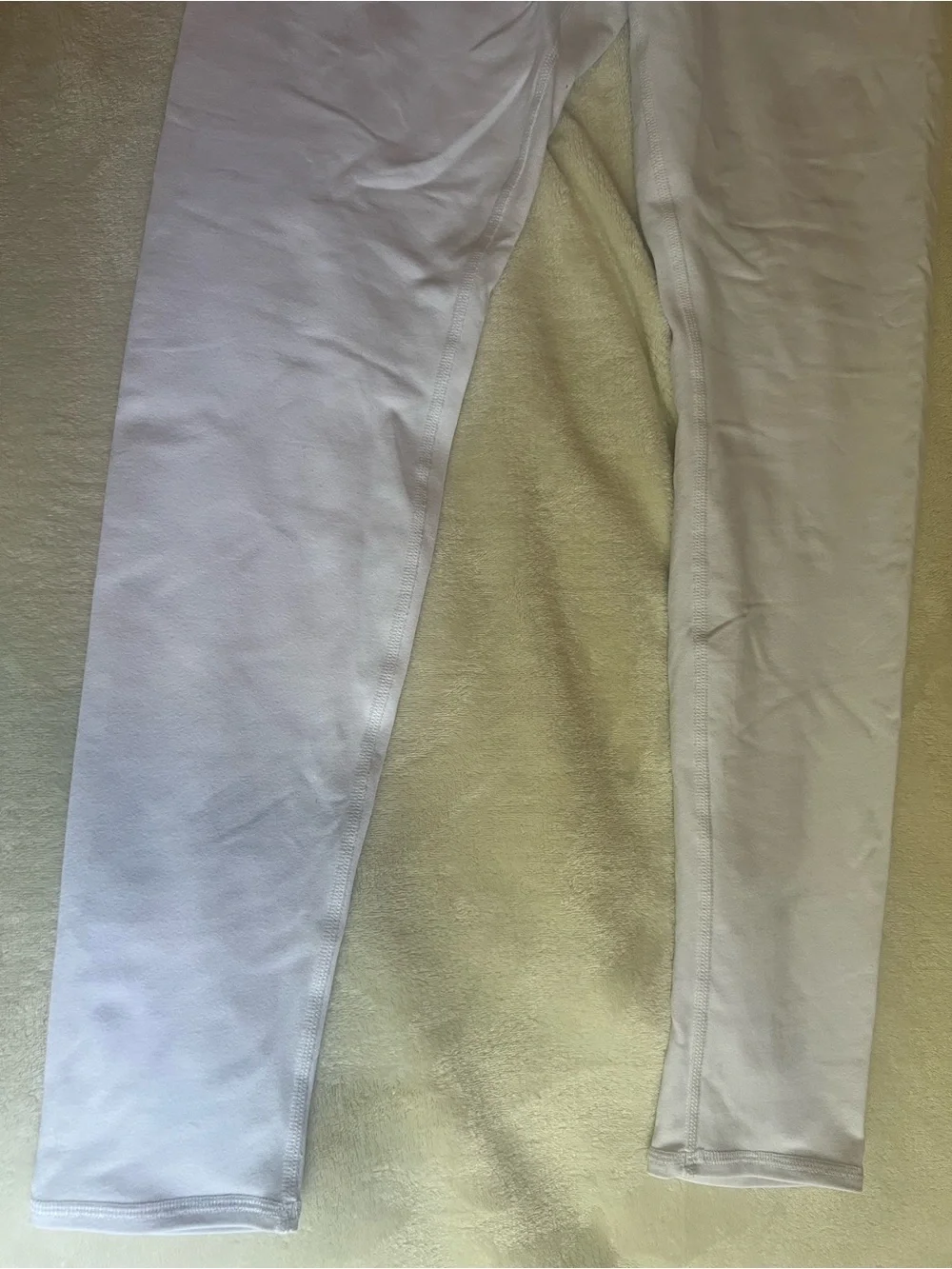 Alo Yoga White Full Length High-Waist Airbrush Leggings L